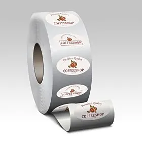 Oval Roll Labels