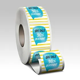 SemiGloss Roll Labels